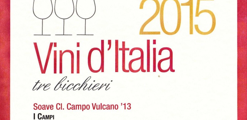 Soave Classico doc Campo Vulcano: Tre Bicchieri 2015